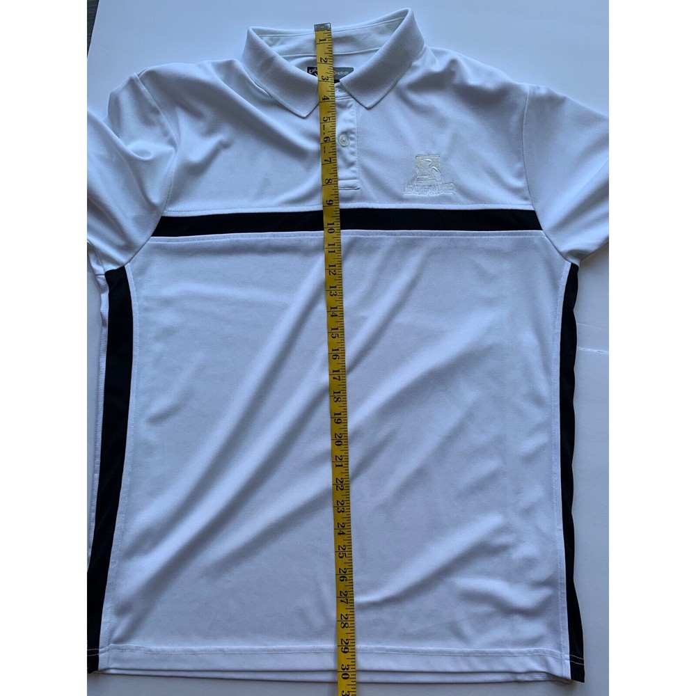 Callaway Men’s Heatherwood Golf Club Polo Shirt White Size L - Picture 6 of 6